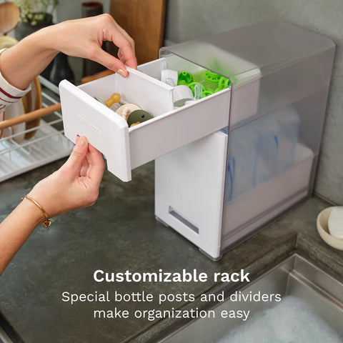 Covered Drying Rack & Organizer