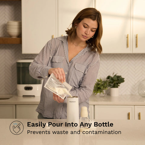 Reusable Breastmilk Storage Bags, 10 Pack, Includes Filling Funnel