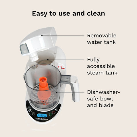 One Step™ Baby Food Maker Deluxe: Steamer & Blender for Homemade Baby Food