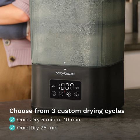 SuperQuick™ Baby Bottle Sterilizer and Dryer - Sterilizes & Dries in just 10 Minutes