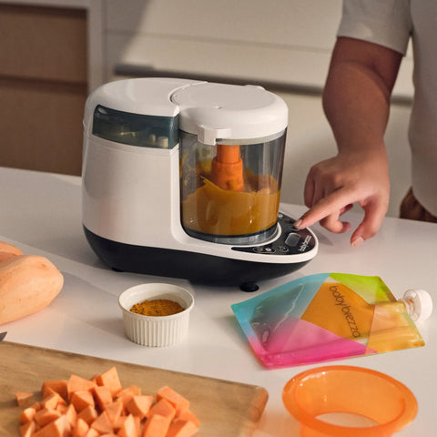 One Step™ Baby Food Maker Deluxe: Steamer & Blender for Homemade Baby Food