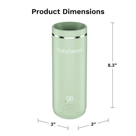 Superfast® Portable Bottle Warmer - Rechargeable Travel Warmer for Formula and Breastmilk