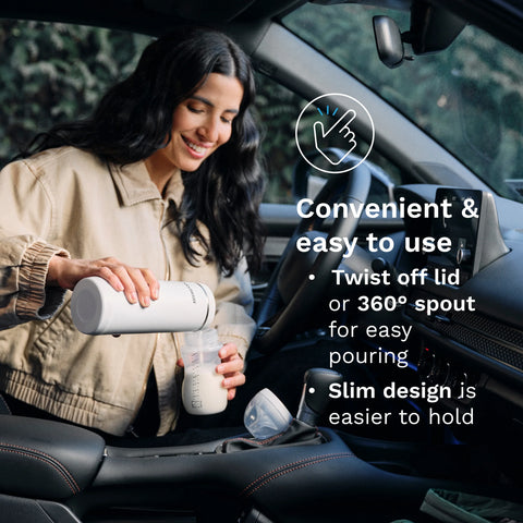 Superfast® Portable Bottle Warmer - Rechargeable Travel Warmer for Formula and Breastmilk