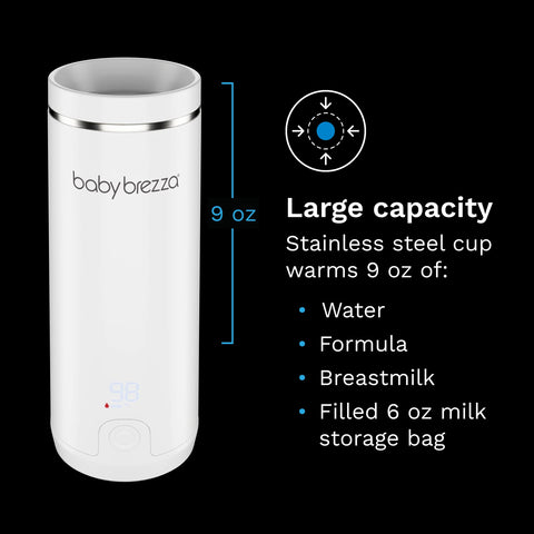 Superfast® Portable Bottle Warmer - Rechargeable Travel Warmer for Formula and Breastmilk