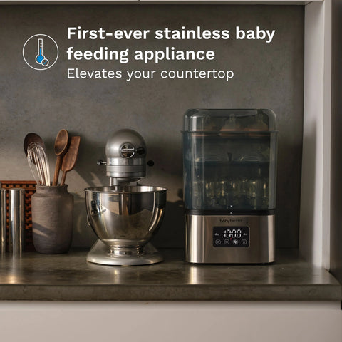 SuperQuick™ Baby Bottle Sterilizer and Dryer - Sterilizes & Dries in just 10 Minutes