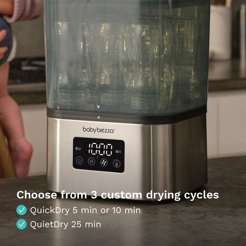 SuperQuick™ Baby Bottle Sterilizer and Dryer - Sterilizes & Dries in just 10 Minutes