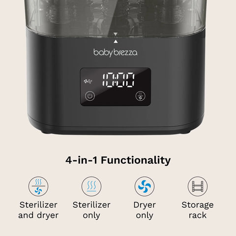 SuperQuick™ Baby Bottle Sterilizer and Dryer - Sterilizes & Dries in just 10 Minutes