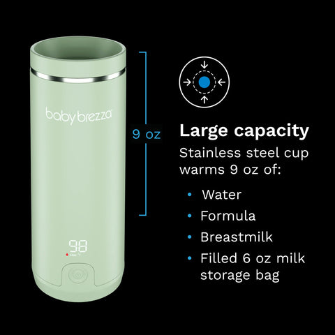 Superfast® Portable Bottle Warmer - Rechargeable Travel Warmer for Formula and Breastmilk
