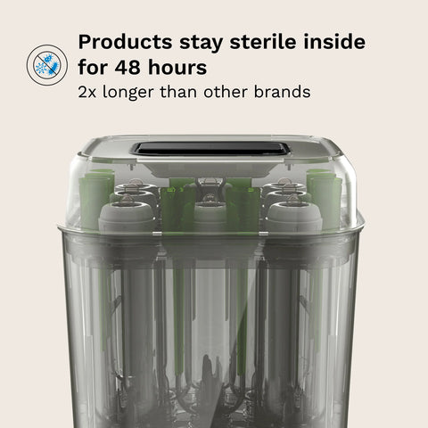 SuperQuick™ Baby Bottle Sterilizer and Dryer - Sterilizes & Dries in just 10 Minutes
