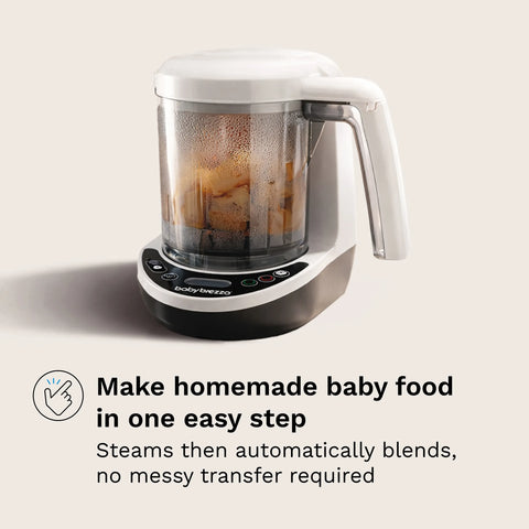 One Step™ Baby Food Maker Deluxe: Steamer & Blender for Homemade Baby Food