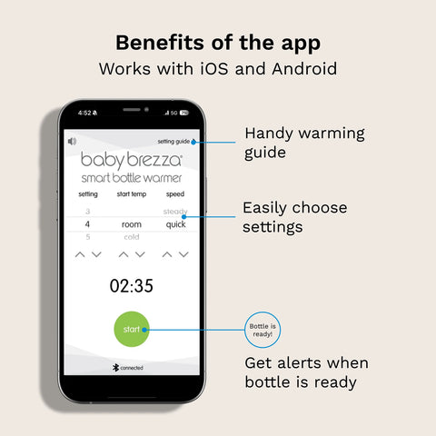 Smart Bottle Warmer With Bluetooth