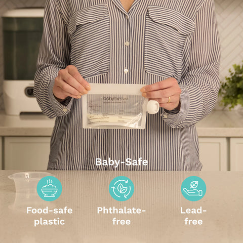 Reusable Breastmilk Storage Bags, 10 Pack, Includes Filling Funnel