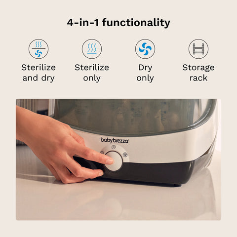 Superfast® Baby Bottle Sterilizer and Dryer - Sterilizes & Dries in 10 Minutes