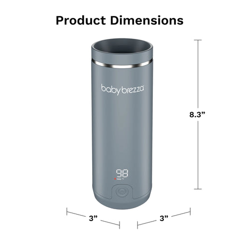 Superfast® Portable Bottle Warmer - Rechargeable Travel Warmer for Formula and Breastmilk