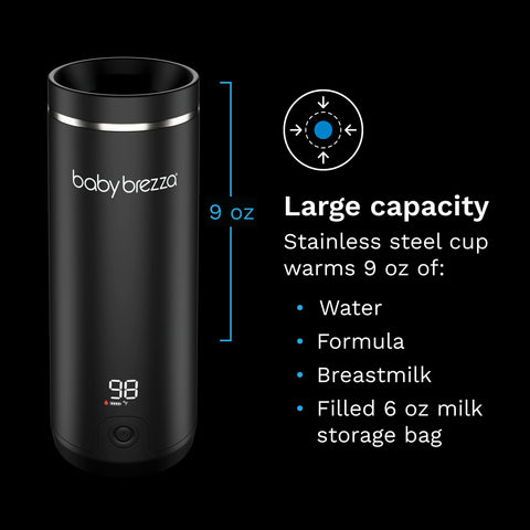 Superfast® Portable Bottle Warmer - Rechargeable Travel Warmer for Formula and Breastmilk