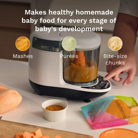 One Step™ Baby Food Maker Deluxe: Steamer & Blender for Homemade Baby Food